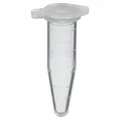 APPROVED VENDOR Microcentrifuge Tube, Polypropylene, 1.5 mL, Natural, Conical Bottom, Graduated, with Closure, HS4325