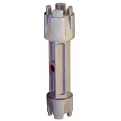 Dumbbell Wrench: Metal, 7.7 in Overall Lg, 1 5/16 in Overall Wd